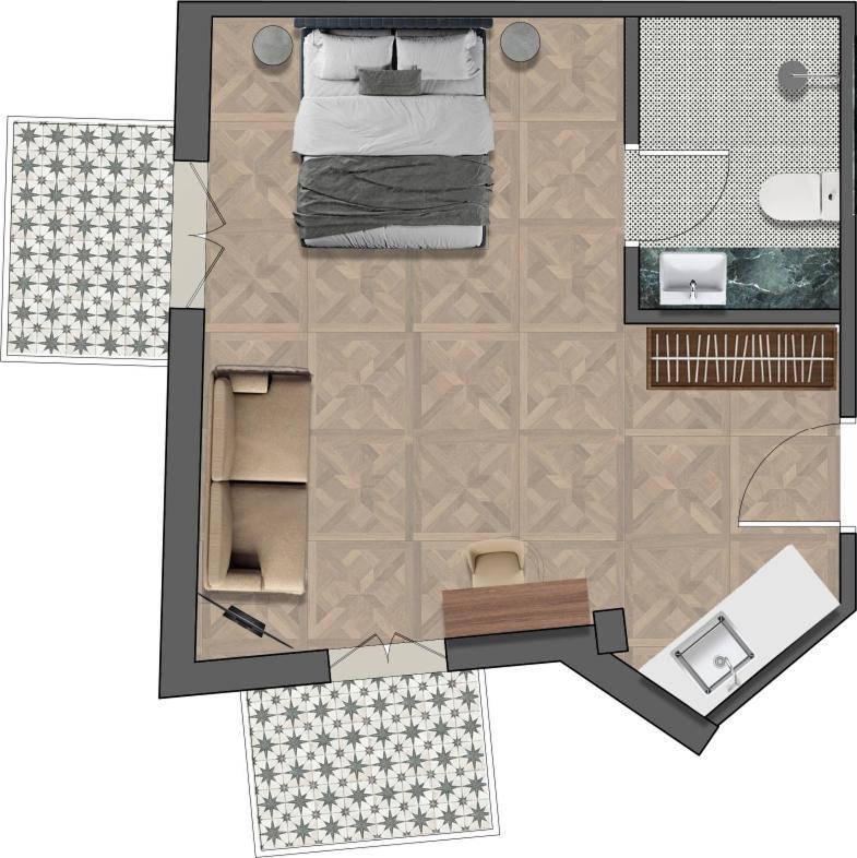 كافالا Atlas Boutique Suites الغرفة الصورة