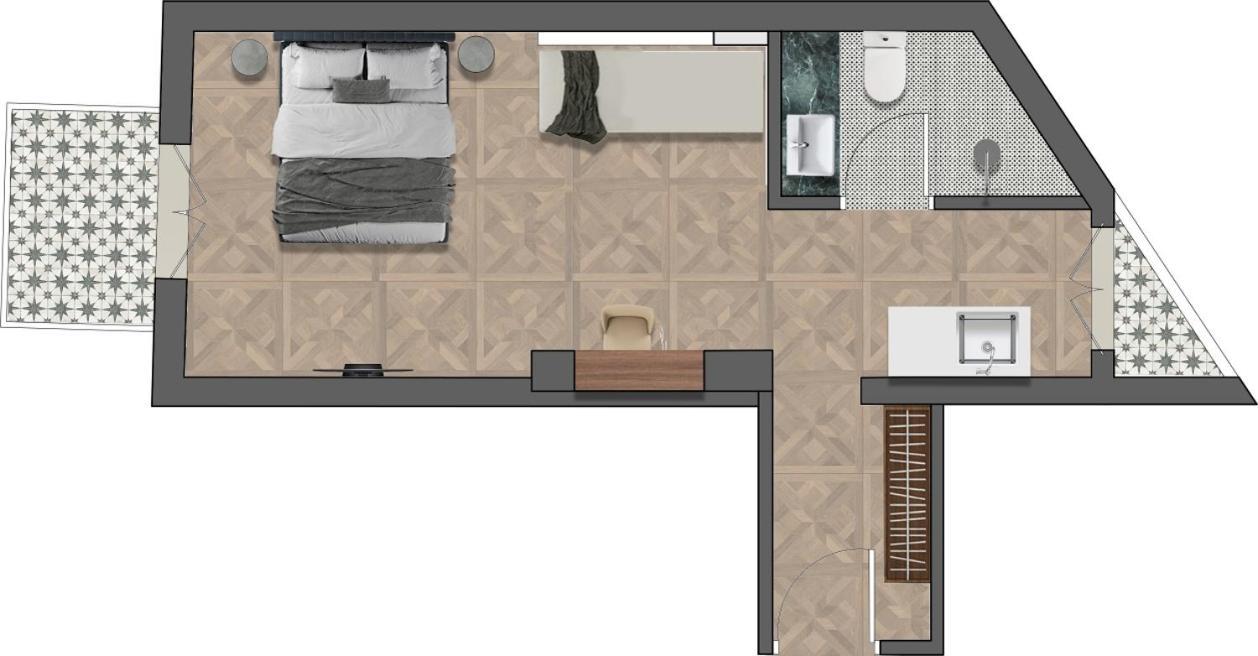 كافالا Atlas Boutique Suites الغرفة الصورة